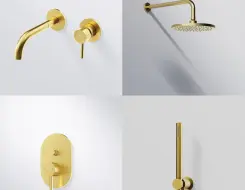 Εντοιχισμένο Συστημα Νιπτήρος και Ντους ST 100 Brushed Gold