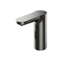Schell CELIS E² Electronic wash basin tap only cold water Mains operation Brushed Graphite (transformer plug).