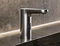 Schell CELIS E² Electronic wash basin tap Brushed Graphite (Battery operation)