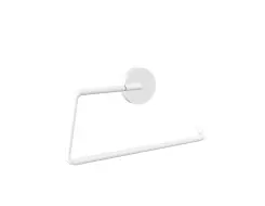 Emco Round towel ring white matt