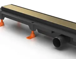 Shower drain Weridrain exclusive 40 FLIS Gold Tileble 750mm