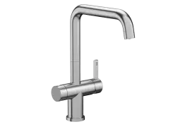 KWC ENIA E Μπαταρία Κουζίνας με Φίλτρο νερού - Stainless Steel
