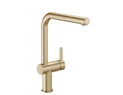 KWC BEVO E Lever mixer - kitchen Brushed Copper