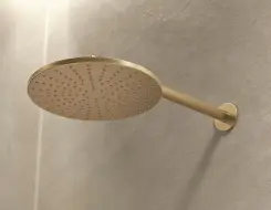 AMA RHEA Shower arm in stainless steel A - Shower head in stainlass steel  Ø 250 mm