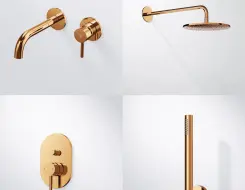 Εντοιχισμένο Συστημα Νιπτήρος και Ντους ST 100 Rose Gold