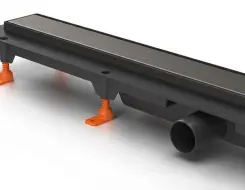 Γραμμικό Σιφώνι Weridrain exclusive 40 FLIS Titanium (gun metal) Tileble 750mm