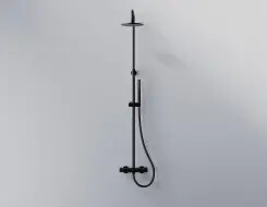 Steinberg Series 100 shower system Black Matt