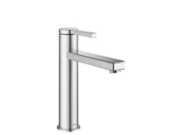 KWC AVA E Lever mixer - Basin Steel