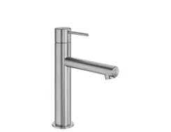 KWC ONO E Lever mixer Washbasin A135 Stainless Steel