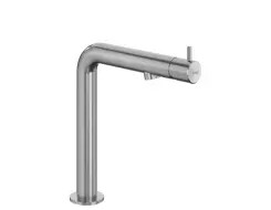 KWC ONO E Lever mixer Washbasin A160 Stainless Steel