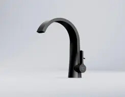 Steinberg 280 Single lever basin mixer Black Matt