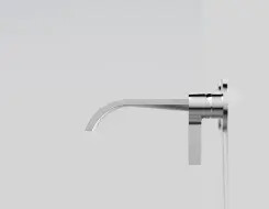 Steinberg 280 Single-lever washbasin wall mixer Chrome