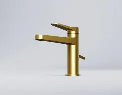 Series 340 single lever basin mixer Brushed Gold