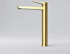 Series 340 single lever basin mixer Brushed Gold
