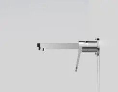 Series 340 wall-mounted washbasin single lever mixer (finished assembly set)