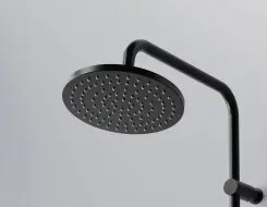 Steinberg Series 340 shower set complete with thermostatic fitting Matt Black