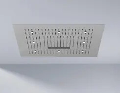 Κεφαλή Nτους Οροφής Sensual Rain 3 ροών με φωτισμό LED  80x80cm