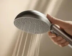 HANSA AURELIA Shower system Brushed steel