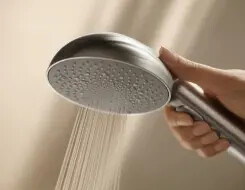 HANSA AURELIA Shower system Brushed steel