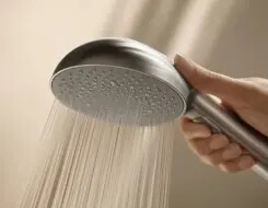 HANSA AURELIA Shower system Brushed steel