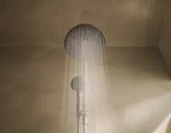 HANSA AURELIA Shower system Brushed steel