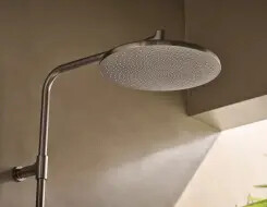 HANSA AURELIA Shower system Brushed steel