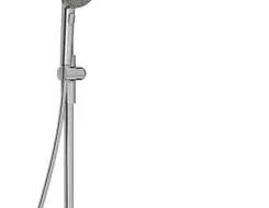 HANSA AURELIA Shower system Brushed steel