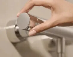 HANSA AURELIA Shower system Brushed steel