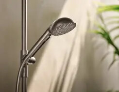 HANSA AURELIA Shower system Brushed steel