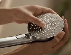 HANSA AURELIA Shower system Brushed steel