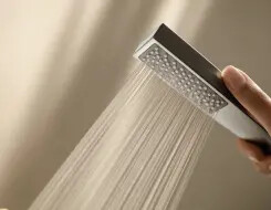 HANSA AURELIA Shower system Brushed steel