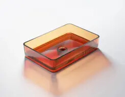 Steinberg Series 489 Countertop washbasin rectangular made of Polyresin