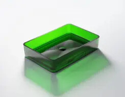 Steinberg Series 489 Countertop washbasin rectangular made of Polyresin