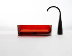 Steinberg 489 Επικαθήμενος Ορθογώνιος Νιπτήρας made of Polyresin