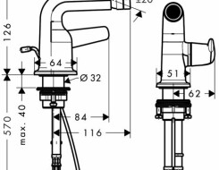 AXOR BOUROULLEC ΜΠΙΝΤΕ