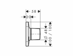 AXOR BOUROULLEC ΕΝΤΟΙΧΙΖΟΜΕΝΟΣ ΔΙΑΝΟΜΕΑΣ