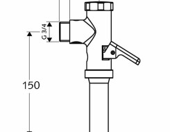 Φλουσόμετρο SCHELL για WC SCHELLOMAT Basic