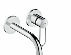 AXOR Uno 2-οπη τοίχου Νιπτήρος με εκροή 165mm