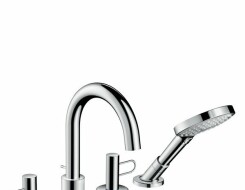 AXOR Uno Loop Handle 4-Οπη Λουτρού για χείλος μπανιέρας