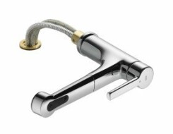 KWC Μπαταρία Κουζίνας SUNO για τοποθέτηση μπροστά σε παράθυρο με αποσπώμενο ντουσάκι