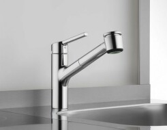 KWC Μπαταρία Κουζίνας LUNA E με αποσπώμενο ντουσάκι