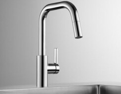 KWC Μπαταρία Κουζίνας LUNA E ψηλή με αποσπώμενο ντουσάκι