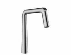 KWC Μπαταρία Κουζίνας KIO ηλεκτρονική με αποσπώμενο ντουσάκι Decor Steel