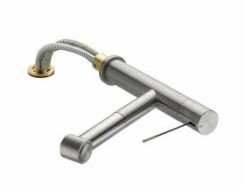 KWC Μπαταρία Κουζίνας ONO για τοποθέτηση μπροστά σε παράθυρο Stainless Steel