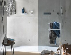 Bathroom accessories chrome