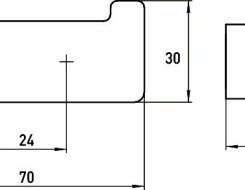 Emco loft Διπλό άγκιστρο Emco-steel