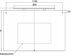 Emco mee Καθρέπτης LED 1200 x 790 mm