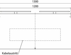 Emco mee Καθρέπτης LED 1300 x 590 mm