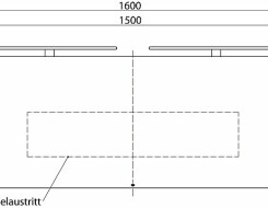 Emco mee Καθρέπτης LED 1600 x 590 mm