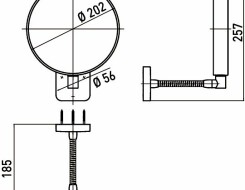 Emco prime Μεγενθυντικός καθρέπτης  καλλωπισμού x3 και x7 